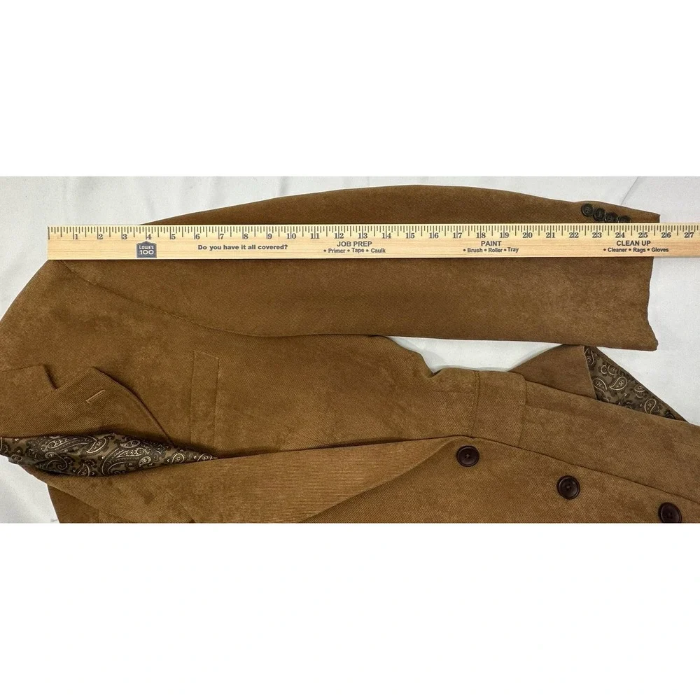 Ralph Lauren Dillards 43L Brown Blazer Jacket Sport Coat‎ Brown Lined